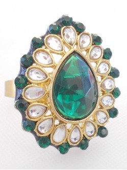 Kundan Finger Ring